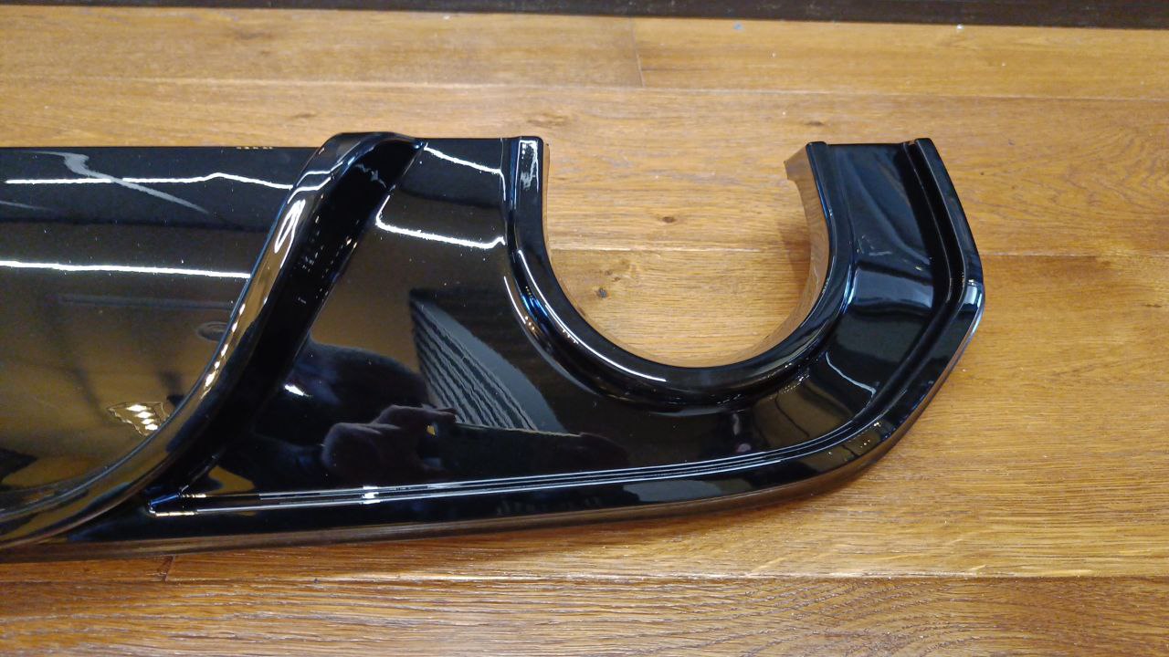 🔥2114 DIFFUSORE ADATTO PER BMW SERIE 4 G26 20+ Gran Coupe MSPORT NERO LUCIDO🔥