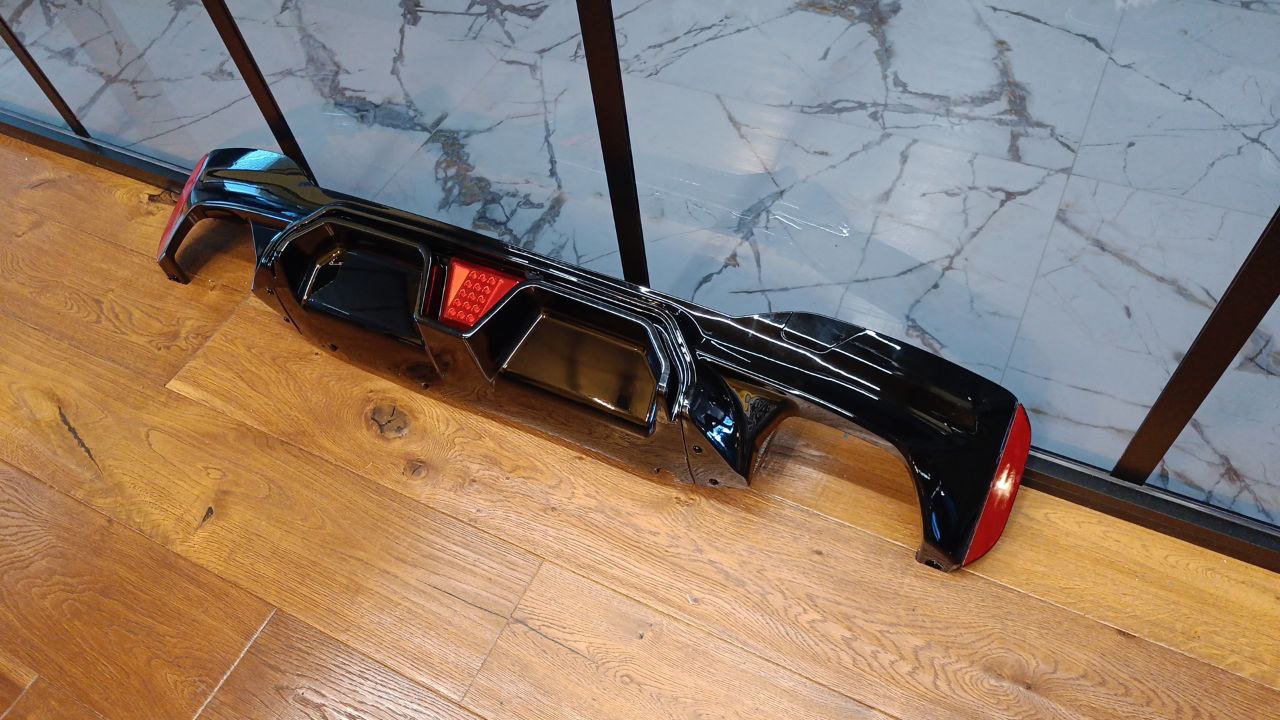 💥2108 DIFFUSORE ADATTO PER BMW SERIE 5 G30 MSPORT NERO LUCIDO G38 LOOK💥