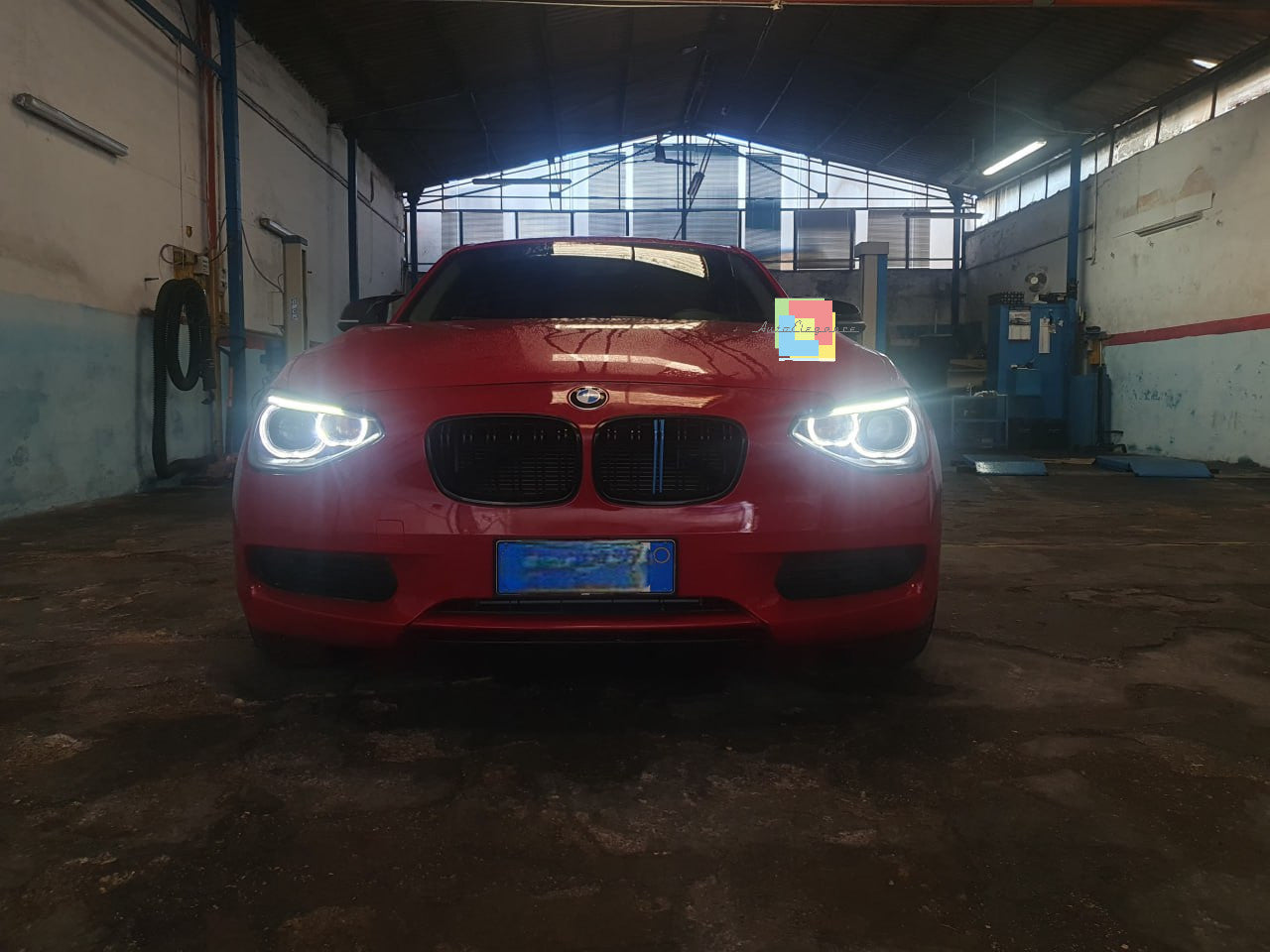 🔥Coppia fari adatto per BMW SERIE 1 F20 angel eyes led 🔥