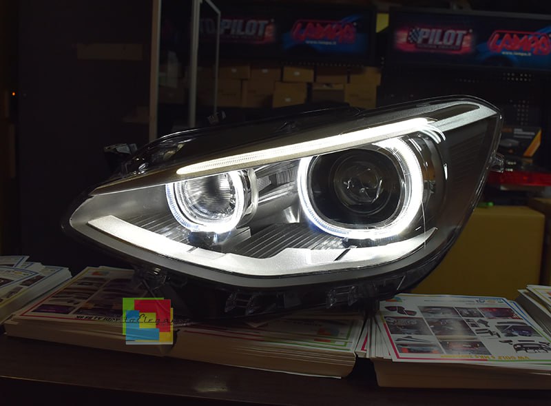 🔥Coppia fari adatto per BMW SERIE 1 F20 angel eyes led 🔥
