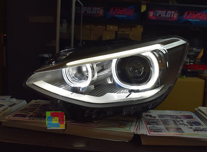 🔥Coppia fari adatto per BMW SERIE 1 F20 angel eyes led 🔥