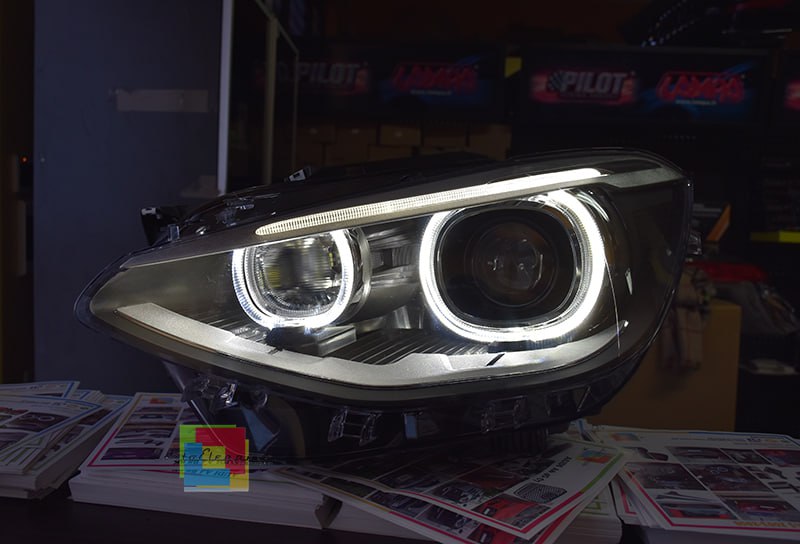 🔥Coppia fari adatto per BMW SERIE 1 F20 angel eyes led 🔥