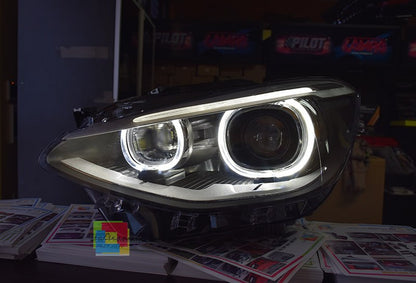🔥Coppia fari adatto per BMW SERIE 1 F20 angel eyes led 🔥