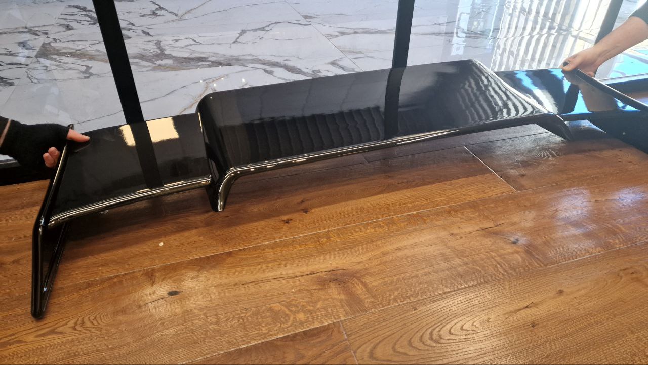 🔥1070 SPOILER TETTO CLASSE G W463 W464 CLASSE G 2018+ LOOK BRABUS NERO LUCIDO🔥