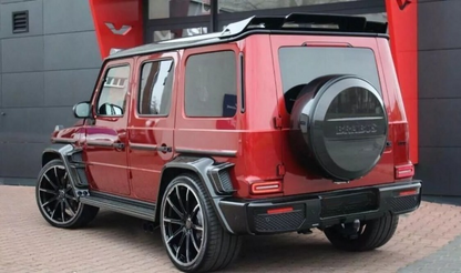 ART.1070 SPOILER MERCEDES CLASSE G W463 W464 LOOK BRABUS NERO LUCIDO