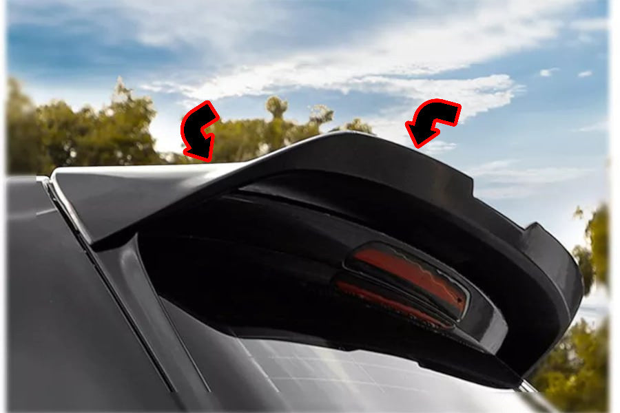 ✨0714 SPOILER ADATTO PER VW GOLF 7 GOLF 7.5 RLINE NERO LUCIDO✨