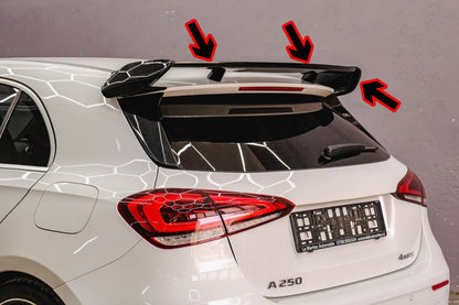 🔥Spoiler adatto per Mercedes Classe A W177 Hatchback SE 18 A45 Design Piano Black🔥