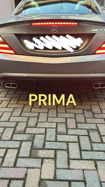 ❄️Pair of chrome tailpipes suitable for Mercedes SLK R172 180mm ❄️