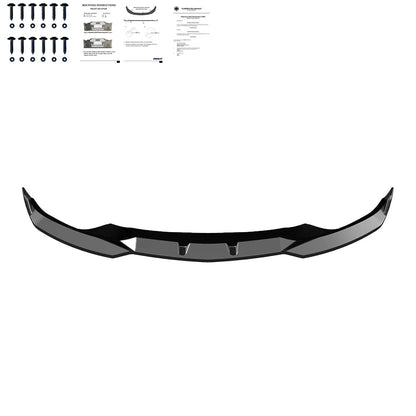 💕ART.2118 SPLITTER BMW iX i20 2021+ MSPORT NERO LUCIDO💕