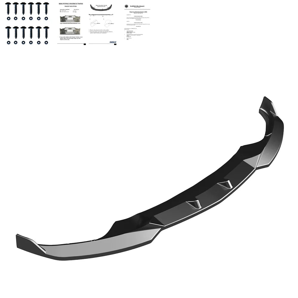 💕ART.2118 SPLITTER BMW iX i20 2021+ MSPORT NERO LUCIDO💕