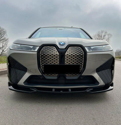 🔥2118 SPLITTER ADATTO PER BMW IX I20 2021+ MSPORT NERO LUCIDO🔥