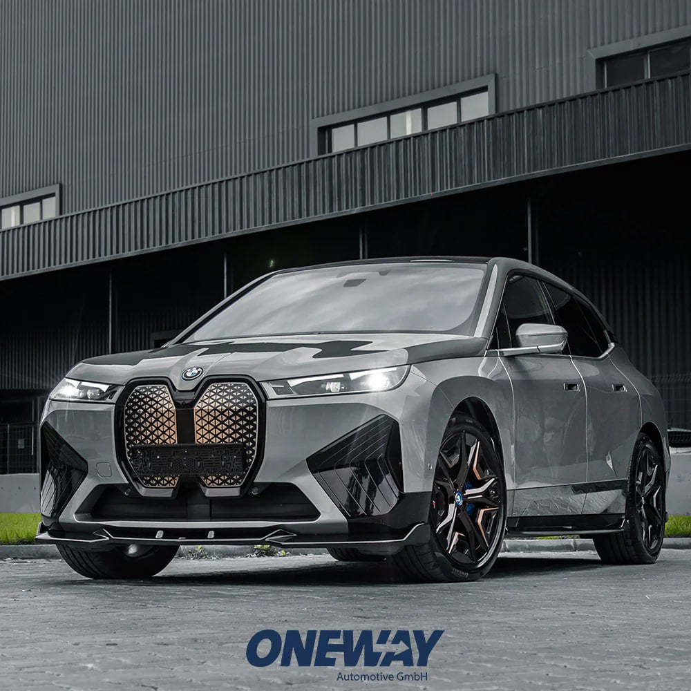 ⭐2119 SOTTO MINIGONNE ADATTO PER BMW iX i20 2021+ MSPORT NERO LUCIDO⭐