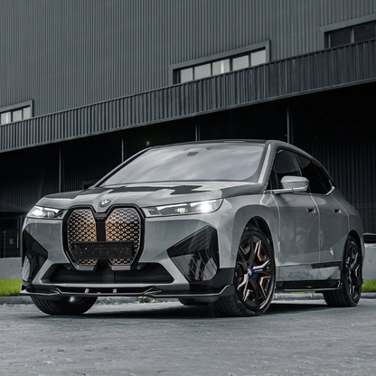 ⭐2119 SOTTO MINIGONNE ADATTO PER BMW iX i20 2021+ MSPORT NERO LUCIDO⭐