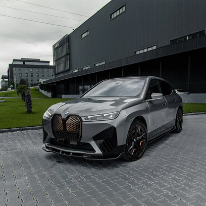 ⭐2119 SOTTO MINIGONNE ADATTO PER BMW iX i20 2021+ MSPORT NERO LUCIDO⭐