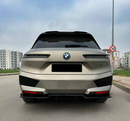 🔥2120 SPOILER ADATTO PER BMW iX i20 2021+ MSPORT NERO LUCIDO🔥