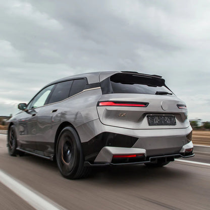 🔥2120 SPOILER ADATTO PER BMW iX i20 2021+ MSPORT NERO LUCIDO🔥