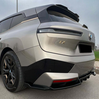 🔥2121 FLAP DIFFUSORE BMW iX i20 2021+ MSPORT NERO LUCIDO🔥