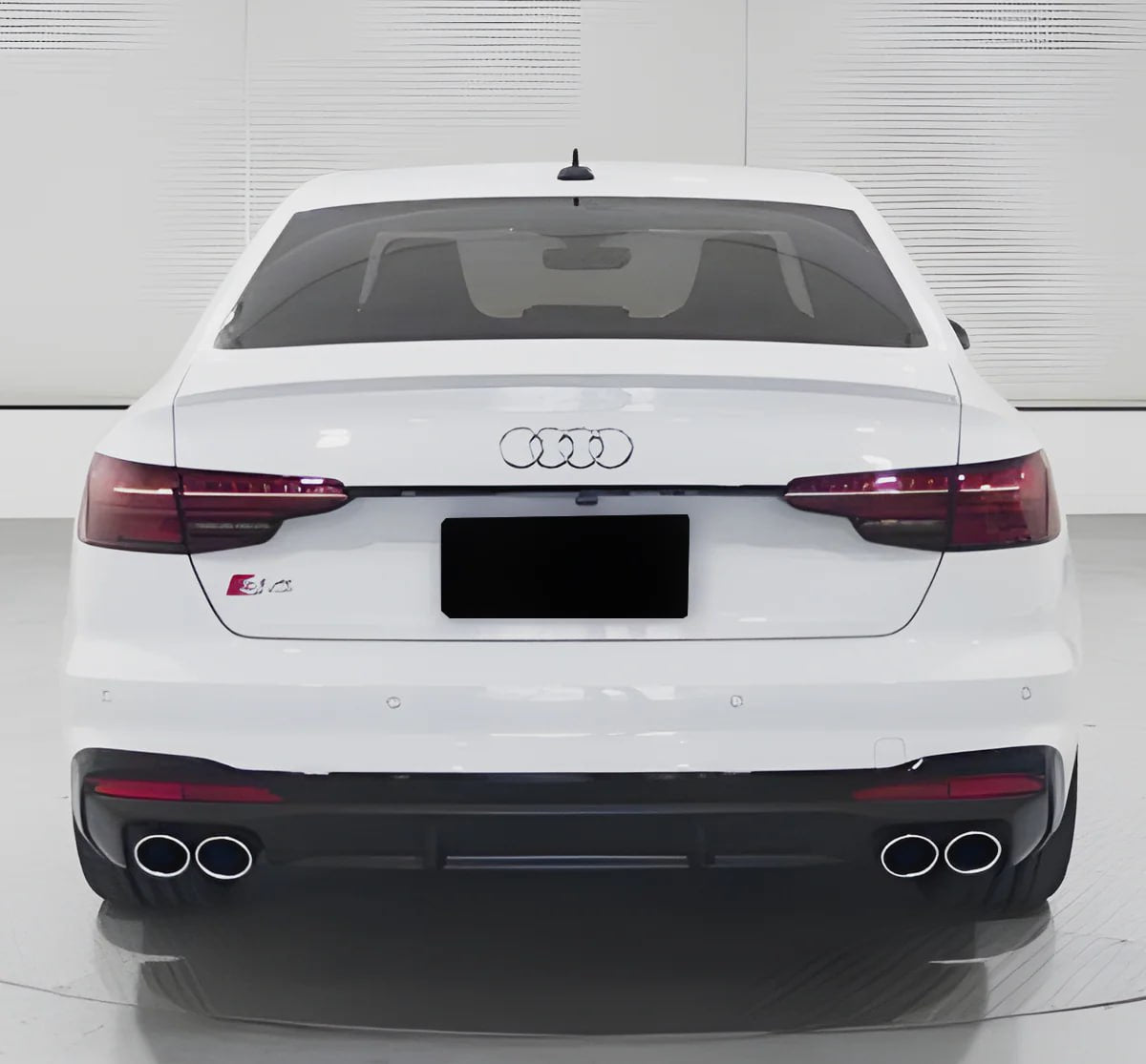 ⭐2122 DIFFUSORE ADATTO PER AUDI A4 B9 19+ SLINE CARBONIO LOOK TUNING+TERMINALI⭐