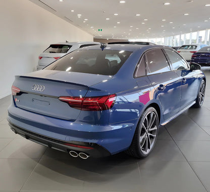 ⭐2122 DIFFUSORE ADATTO PER AUDI A4 B9 19+ SLINE CARBONIO LOOK TUNING+TERMINALI⭐