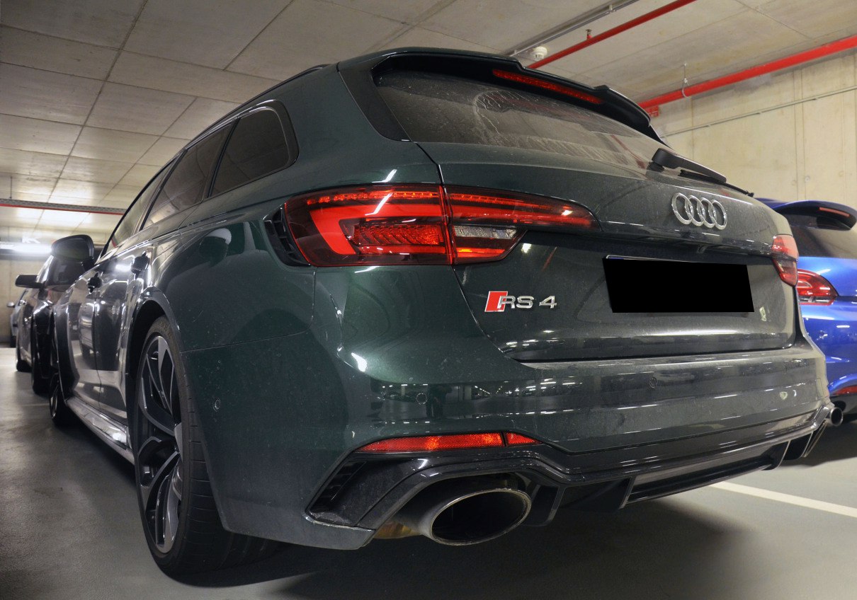 ⭐0412 SPOILER SUITABLE FOR AUDI A4 B9 AVANT LOOK RS4 RAW⭐