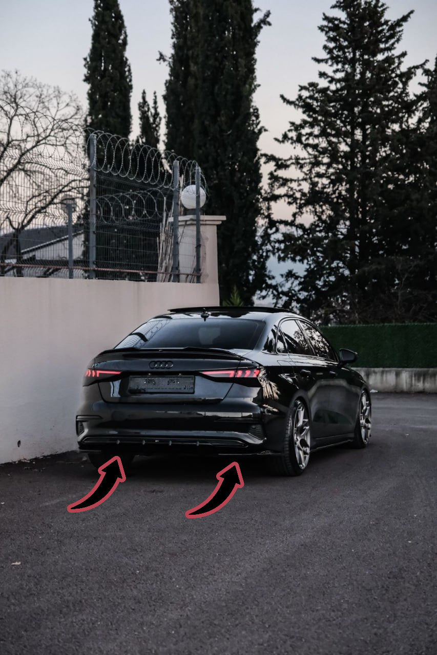 💎Divisori Laterali Posteriori Adatto Per AUDI A3 8Y Berlina/Sportback 20-24💎