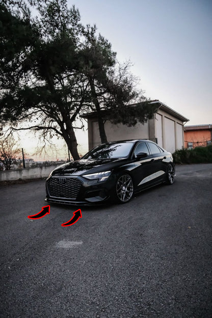 💎Splitter anteriore Adatto Per AUDI A3 8Y Berlina/Sportback 20-24💎
