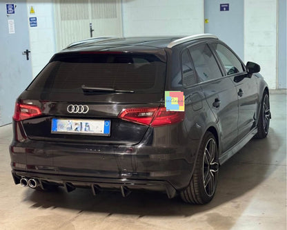 0964✨MINIGONNE LATERALI PER AUDI A3 8V SPORTBACK 2012-2019 SOTTO PORTA S3 SLINE✨