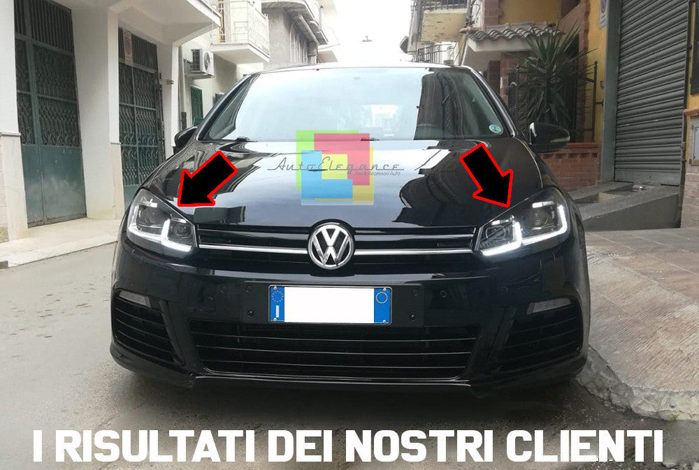 ✨1746 HEADLIGHTS SUITABLE FOR VW GOLF 6 2008-2013 LOOK 7.5 LED DYNAMIC✨ 