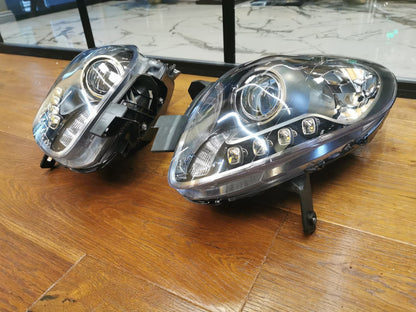 2124✨FARI ANTERIORI LED ADATTO PER ALFA ROMEO GIULIETTA 10+ NERI CON LENTICOLAR✨