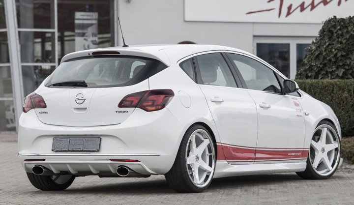 🔥2125 DIFFUSORE ADATTO PER OPEL ASTRA J 5 PORTE 09-12 LOOK TUNING GREZZO 2+2🔥