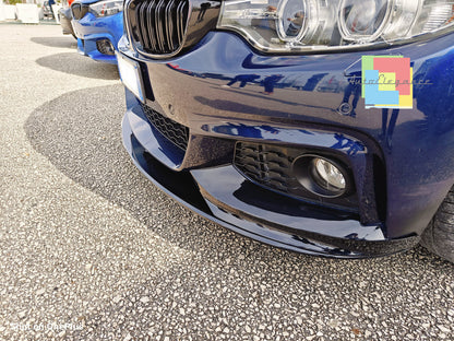 0198 FRONT SPLITTER SUITABLE FOR BMW 4 SERIES F32 F33 F36 M SPORT LOOK 
