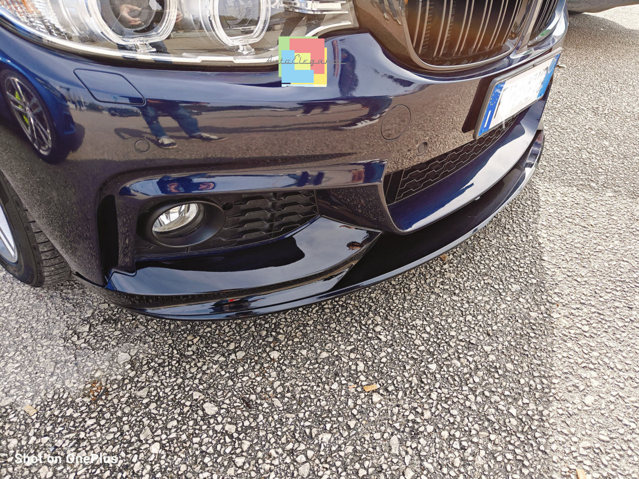 0198 FRONT SPLITTER SUITABLE FOR BMW 4 SERIES F32 F33 F36 M SPORT LOOK 