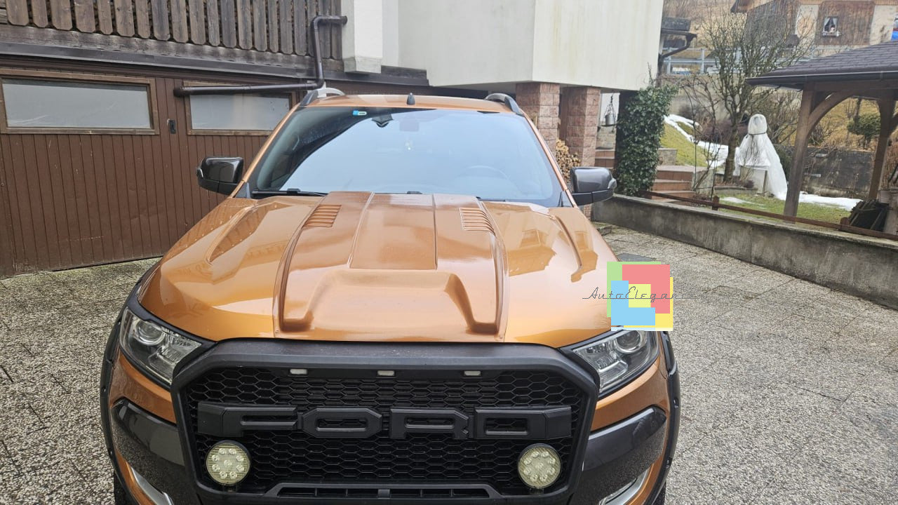 0996🔥FORD RANGER T6 15 to 21 SPORT LOOK FRONT HOOD AIR INTAKE-ABS-1🔥 