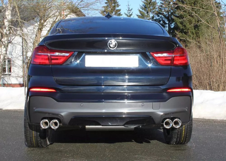 2126⭐DIFFUSORE ADATTO PER BMW X4 F26 2014+ MSPORT GREZZO 2+2⭐