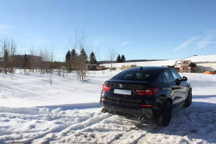 2126⭐DIFFUSORE ADATTO PER BMW X4 F26 2014+ MSPORT GREZZO 2+2⭐