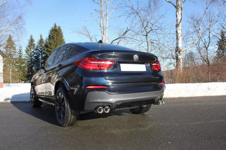 2126⭐DIFFUSORE ADATTO PER BMW X4 F26 2014+ MSPORT GREZZO 2+2⭐