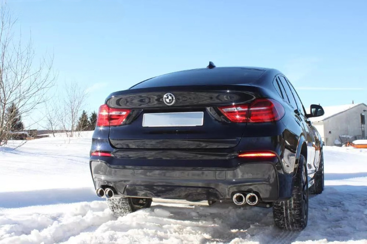 2126⭐DIFFUSORE ADATTO PER BMW X4 F26 2014+ MSPORT GREZZO 2+2⭐