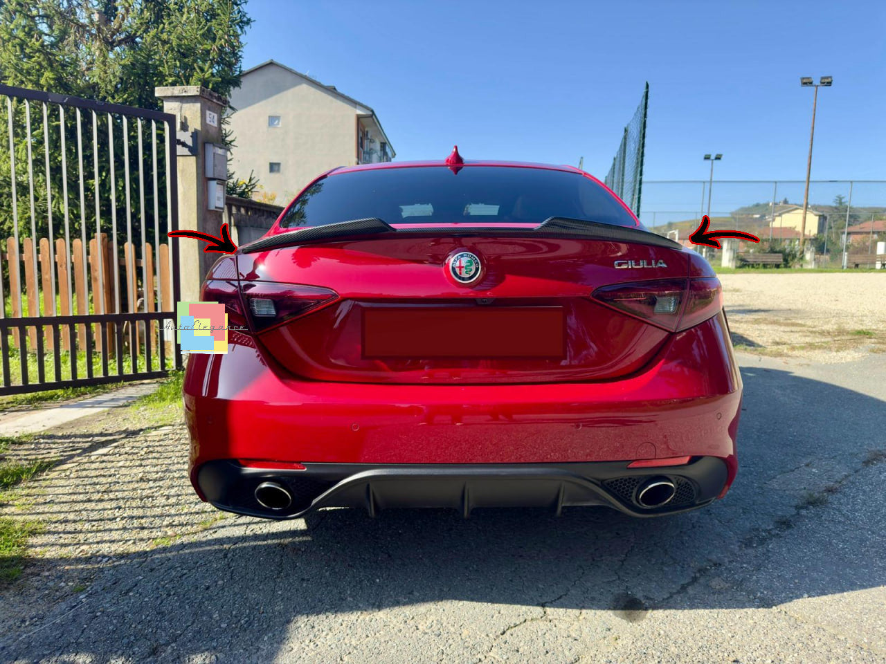 🔥SPOILER ADATTO PER ALFA ROMEO GIULIA 2015-2021 DESING SPORTIVO.🔥