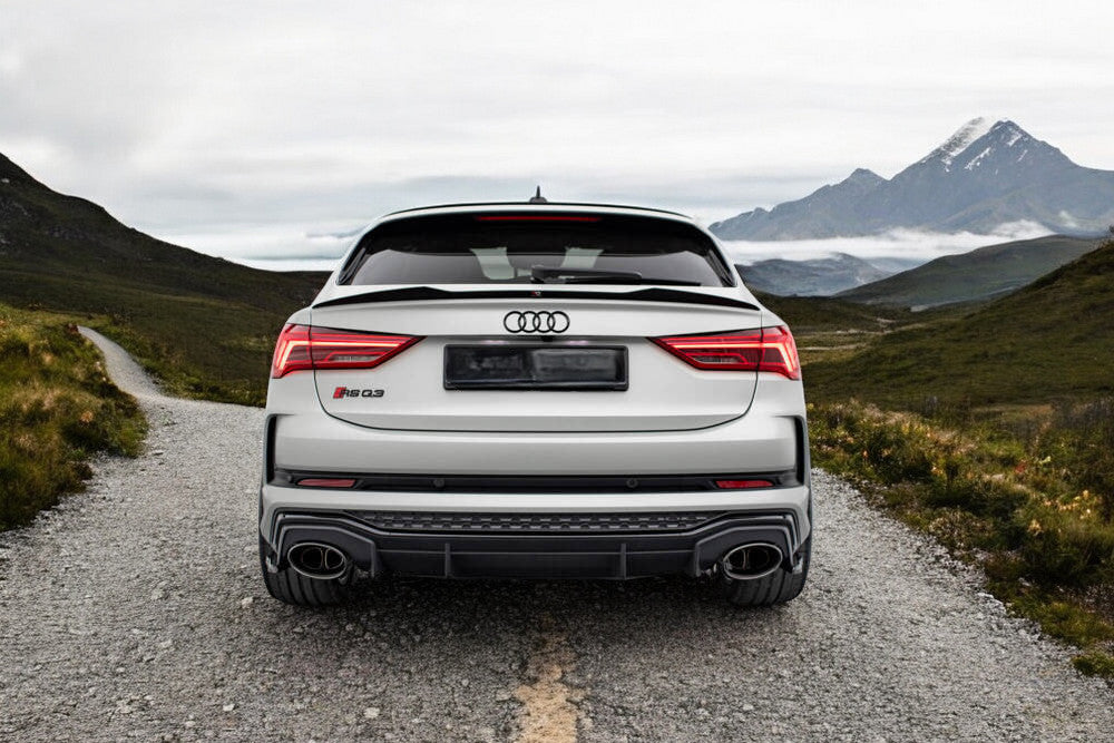 🔥1376 SPOILER BAGAGLIAIO ADATTO PER AUDI Q3 F3 2019+ SPORTBACK NERO LUCIDO 🔥