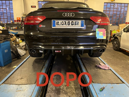 🔥Diffusore posteriore nero lucido ADATTO PER Audi A5 S-Line Sportback 8T 🔥