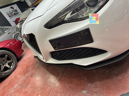0386⭐SPOILER PARAURTI ANTERIORE ALFA ROMEO GIULIA STANDARD SPLITTER NERO OPACO ⭐