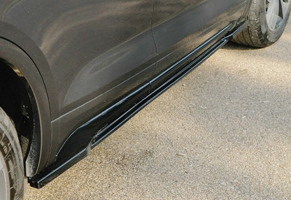✨sotto minigonne adatto per Audi Q5 Mk2 FL 21+ Side Skirt/Extension nero lucido✨