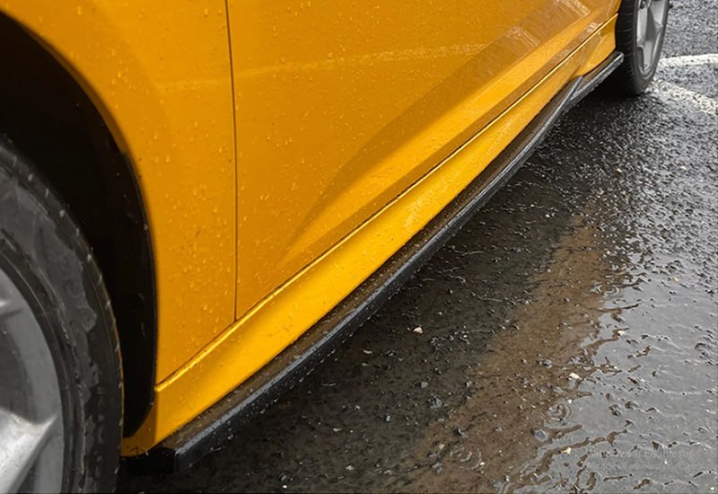 🔥Sotto minigonne adatto per Ford Focus ST Mk3 11+ Lower Extension nero lucido🔥
