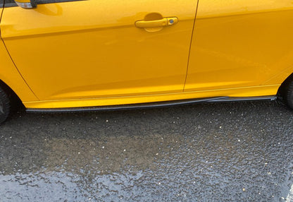 🔥Sotto minigonne adatto per Ford Focus ST Mk3 11+ Lower Extension nero lucido🔥
