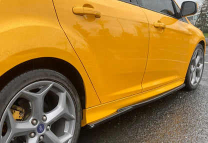 🔥Sotto minigonne adatto per Ford Focus ST Mk3 11+ Lower Extension nero lucido🔥