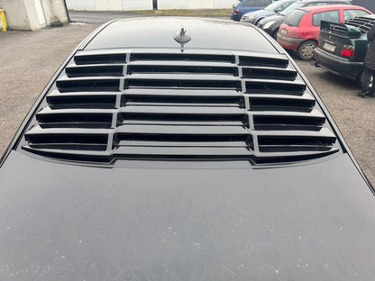 ⭐BMW SERIE 5 G30 rear window blind, Windows Louver, ABS NERO LUCIDO⭐