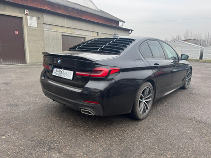 ⭐BMW SERIE 5 G30 rear window blind, Windows Louver, ABS NERO LUCIDO⭐