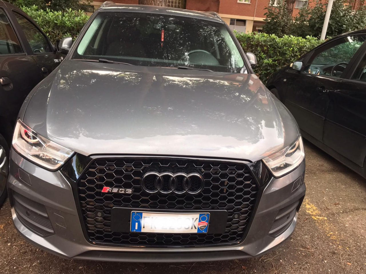 🔥0579 GRIGLIA ADATTO PER AUDI Q3 8U 2016-2019 LOOK RSQ3 NERA🔥