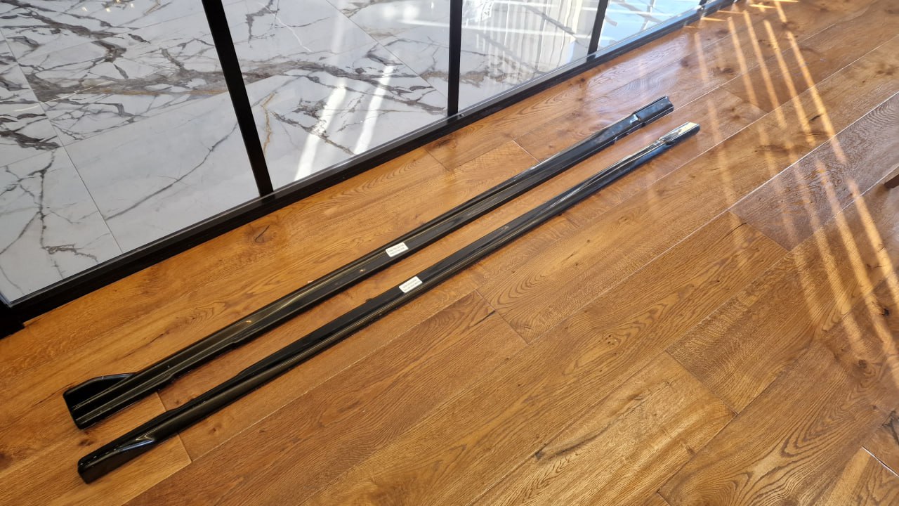 ⭐2119 SOTTO MINIGONNE ADATTO PER BMW iX i20 2021+ MSPORT NERO LUCIDO⭐