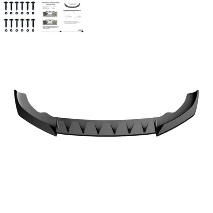🔝2128 SPLITTER ADATTO PER CUPRA LEON 2024+ NERO LUCIDO🔝